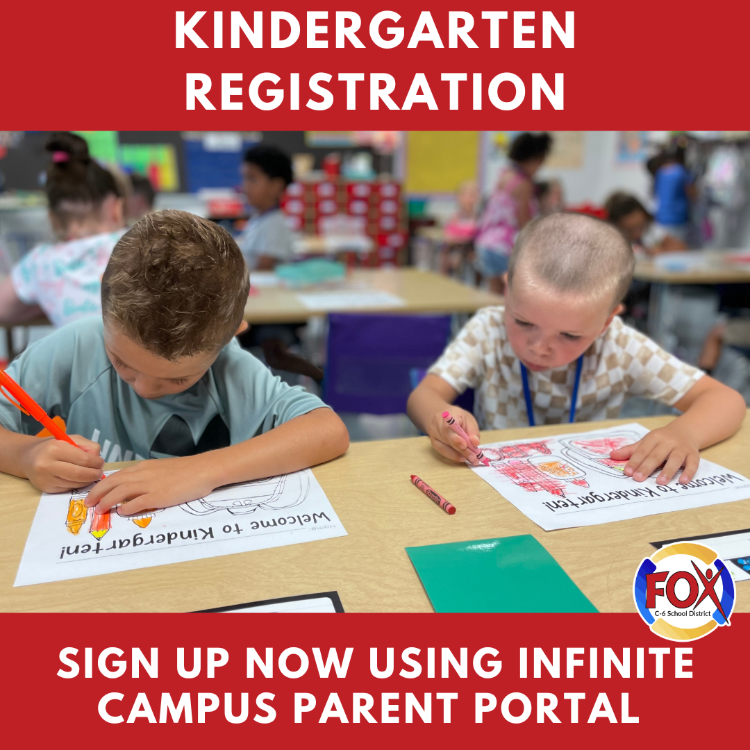 2025-2026 Kindergarten Registration Open 